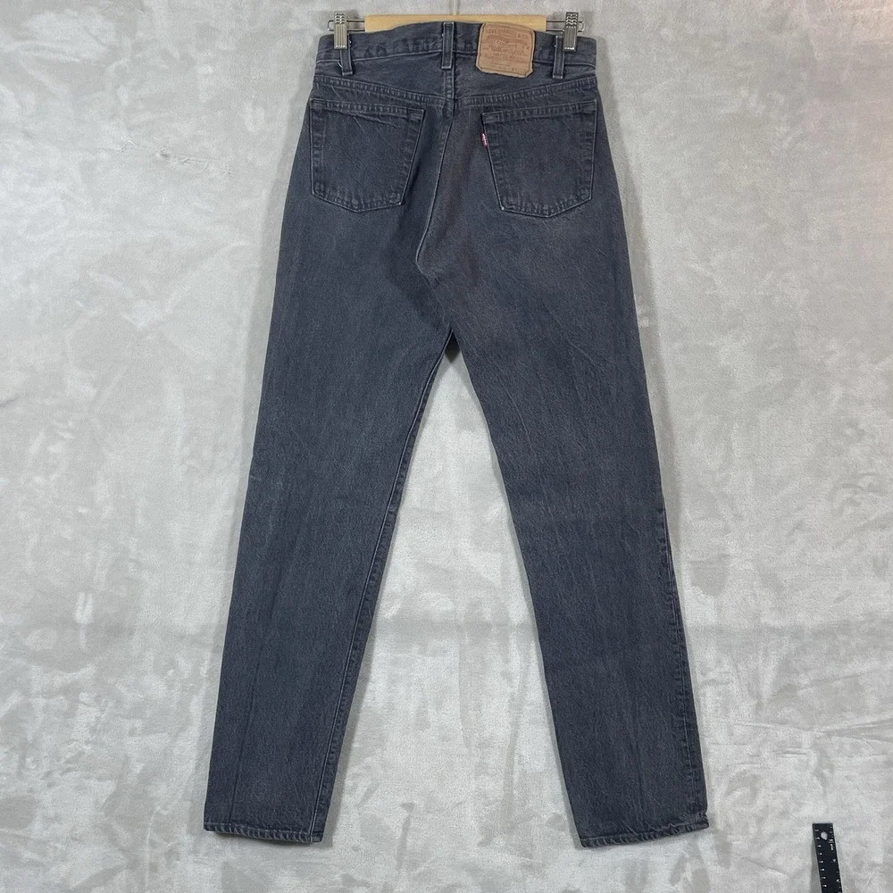 Vtg 80s Levis 501-0658 Black Jeans Mens 31x34 (fit 30x33) Made in USA 1984